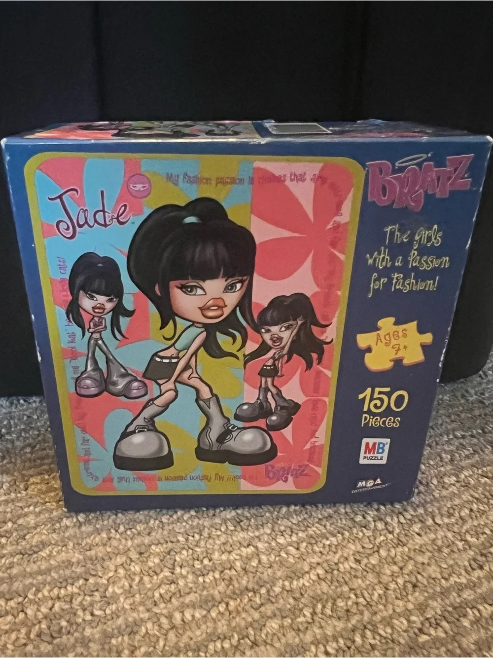Bratz Doll Jade Milton Bradley Vintage 2002 Y2K Puzzle‎ 150 Pieces